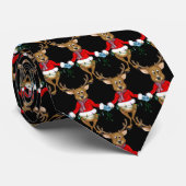 Weihnachtsrinder mit leichter Saite Krawatte (Gerollt)