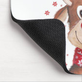 Weihnachtsrinder Mousepad (Ecke)