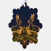 Weihnachtsrinder Ornament Karte (Linke Ecke)