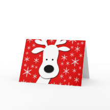 Weihnachtsrinder - rot