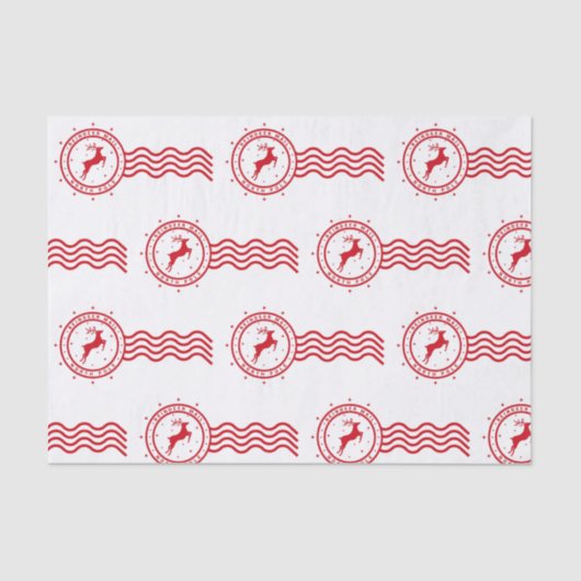 Weihnachtsrinder Seidenpapier (Vorderseite)