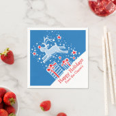 Weihnachtsrinder-Servietten Serviette (Beispiel)