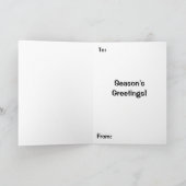 WeihnachtsRobin Birds Karte (Innenseite)