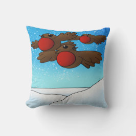 WeihnachtsRobin Birds Kissen