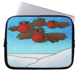 WeihnachtsRobin Birds Laptopschutzhülle