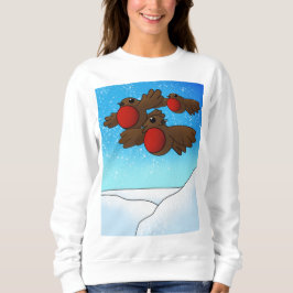 WeihnachtsRobin Birds Sweatshirt