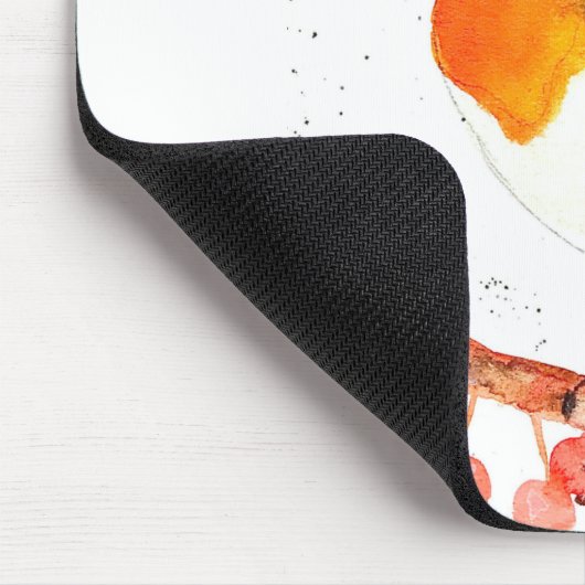 Weihnachtsrobin Mousepad (Ecke)