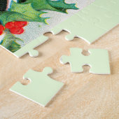 Weihnachtsrobin Puzzle (Seite)