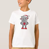 Weihnachtsrobot, Niedlicher Roboter, Weihnachtsman T-Shirt (Vorderseite)