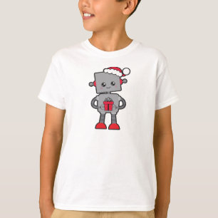 Weihnachtsrobot, Niedlicher Roboter, Weihnachtsman T-Shirt