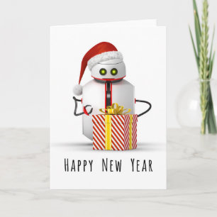 Weihnachtsroboter Feiertagskarte