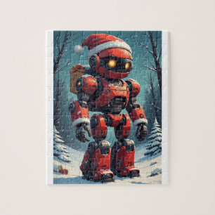 Weihnachtsroboter puzzle