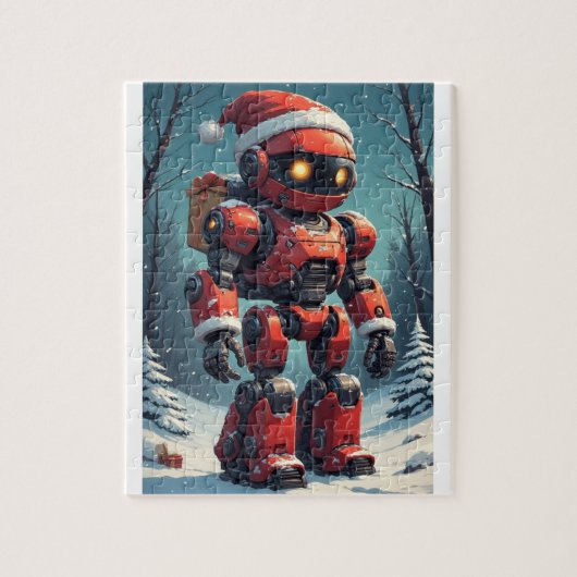 Weihnachtsroboter puzzle (Vertikal)