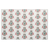 Weihnachtsroboter Stoff (Fat Quarter (45,7 x 55,9 cm))