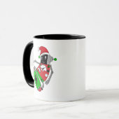 Weihnachtsroboter Tasse (Vorderseite Links)