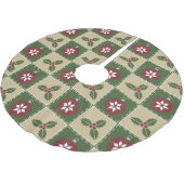 Weihnachtsrock Polyester Weihnachtsbaumdecke (Schrägansicht)