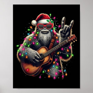 Weihnachtsrock und Rolle Glaube spielen Poster