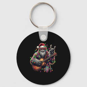 Weihnachtsrock und Rolle Glaube spielen Schlüsselanhänger