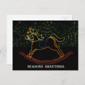 Weihnachtsrockpferd 2016 feiertagspostkarte (Vorne/Hinten)