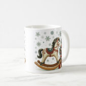 Weihnachtsrockpferd Kaffeetasse (VorderseiteRechts)