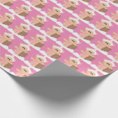 Weihnachtsrodelpapier Geschenkpapier (Ecke)