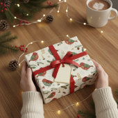 Weihnachtsrohler Wrapping Paper Geschenkpapier
