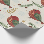 Weihnachtsrohler Wrapping Paper Geschenkpapier (Ecke)