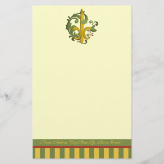 Weihnachtsrolle-Lilie Briefpapier