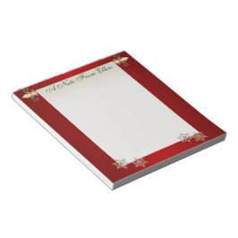 Weihnachtsrolle Notizblock