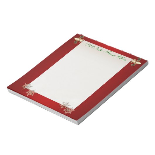 Weihnachtsrolle Notizblock (Rotiert)