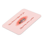 Weihnachtsrosa Magnet (Linke Seite)