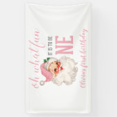 Weihnachtsrosa Weihnachtsfeiertag Banner (Vertikal)