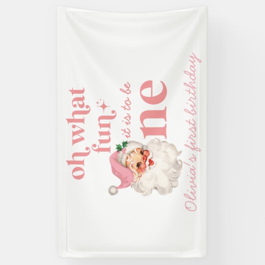 Weihnachtsrosa Weihnachtsfeiertag Banner (Vertikal)