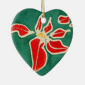 WeihnachtsRose Keramikornament (Rechts)