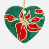 WeihnachtsRose Keramikornament (Hinten)