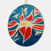 WeihnachtsRose Keramikornament (Links)