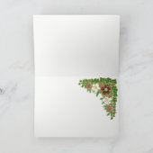 WeihnachtsRosen, Hellebores, ungarische Sprache Feiertagskarte (Innenseite)