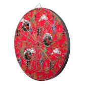 Weihnachtsrot Dartscheibe (Vorderseite rechts)