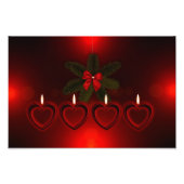 Weihnachtsrot Fotodruck (Vorne)