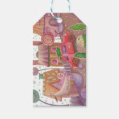 Weihnachtsrot Geschenkanhänger (Vorderseite)