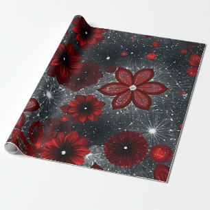 Weihnachtsrot Geschenkpapier
