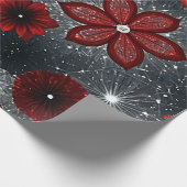 Weihnachtsrot Geschenkpapier (Ecke)