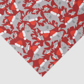 Weihnachtsrot im Hintergrund Seidenpapier (Detail)