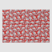 Weihnachtsrot im Hintergrund Seidenpapier (Vorderseite)