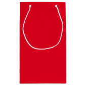 Weihnachtsrot Kleine Geschenktüte (Rückseite)