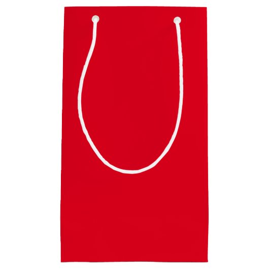 Weihnachtsrot Kleine Geschenktüte (Vorderseite)