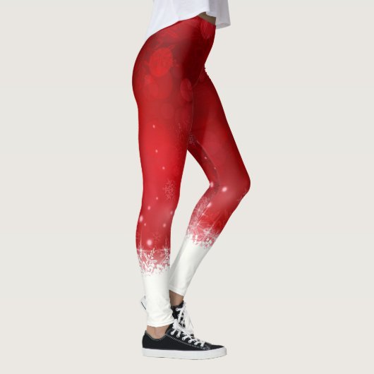 Weihnachtsrot Leggings (Rechts)