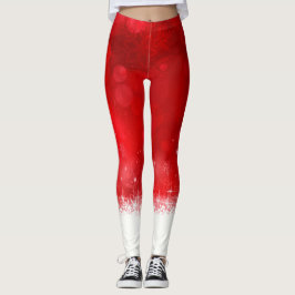 Weihnachtsrot Leggings