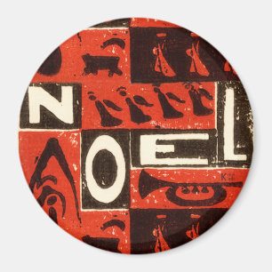 Weihnachtsrot Magnet