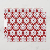 Weihnachtsrot Postkarte (Vorne/Hinten)